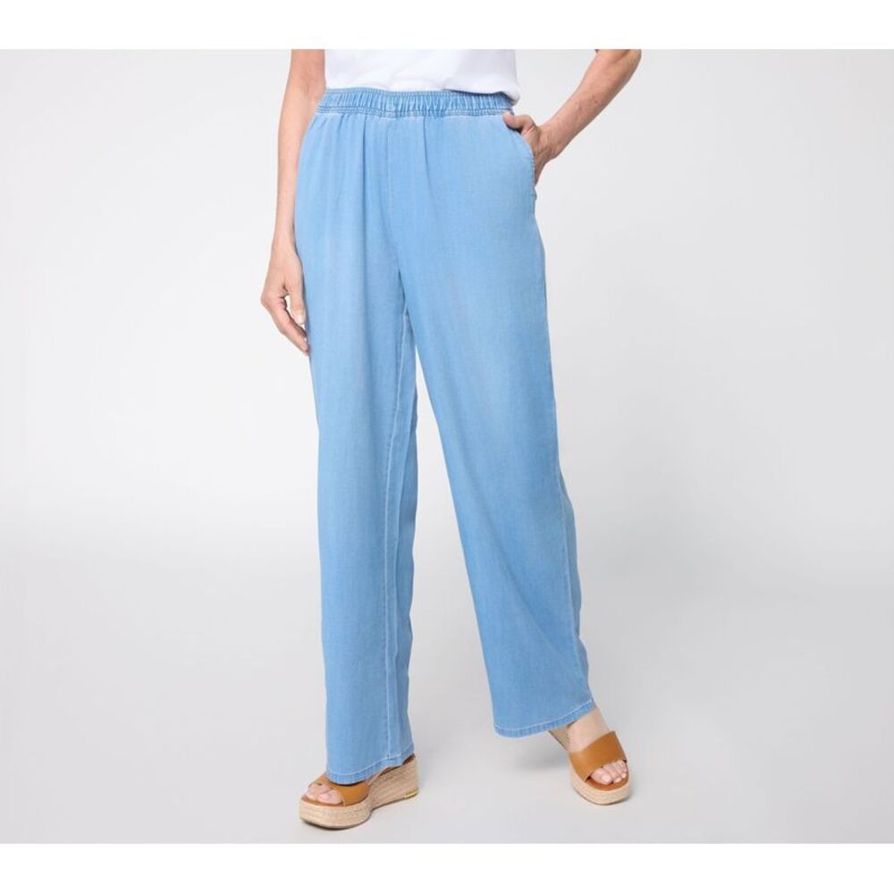 Dennis Basso Women's Pants Sz XS Make Your Selection: Tencel Blend Blue A726170